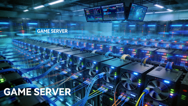 云端游戏服务器矩阵运转实拍图